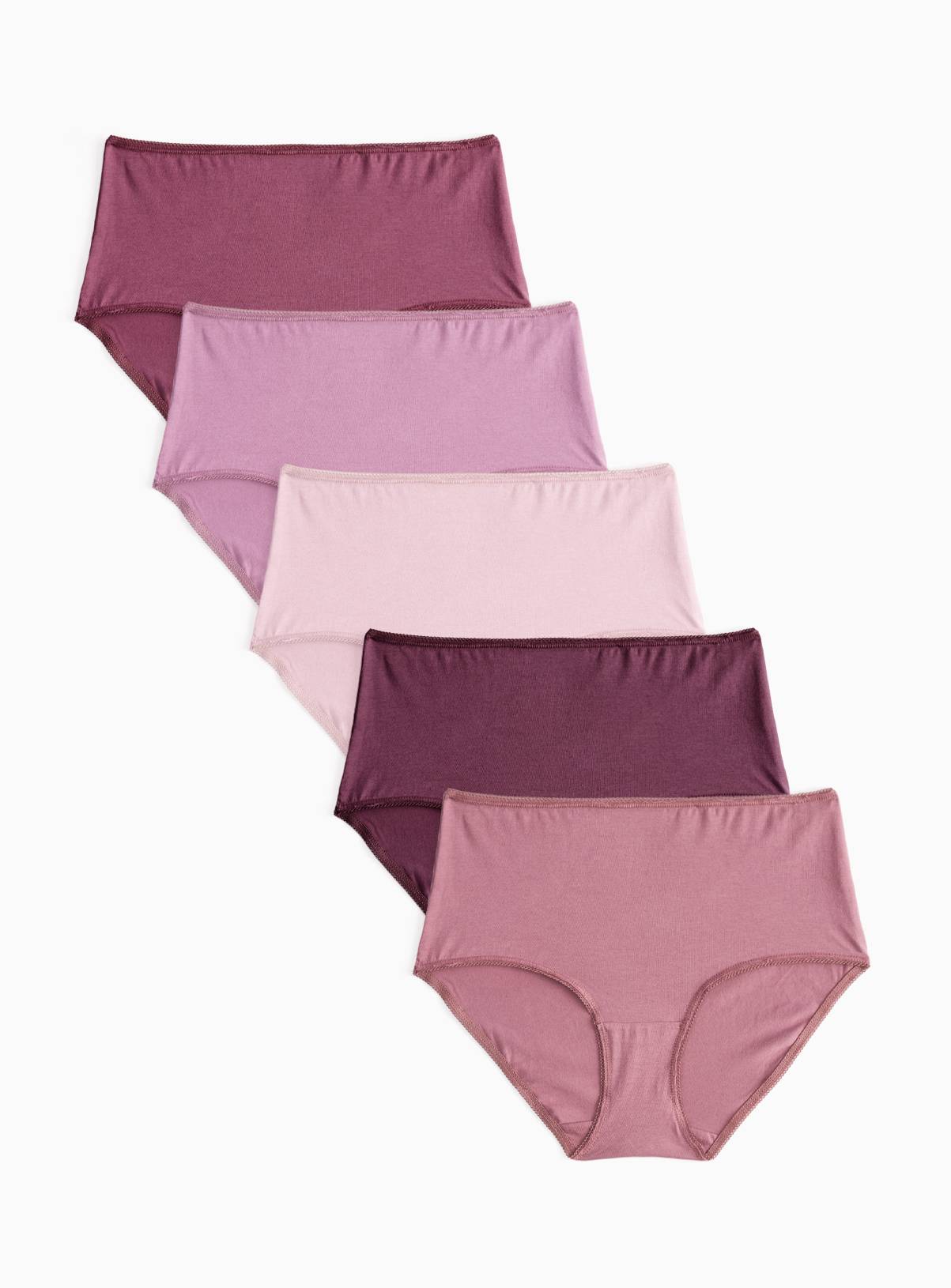 Dark Purple Full Briefs 5 Pack 16 - Image 1
